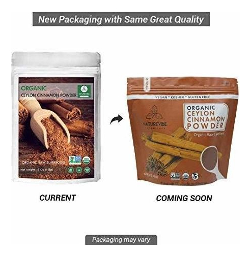 Salud y Equipamiento Médico - Naturevibe Botanicals Polvo De Canela Ceilan Organico 1