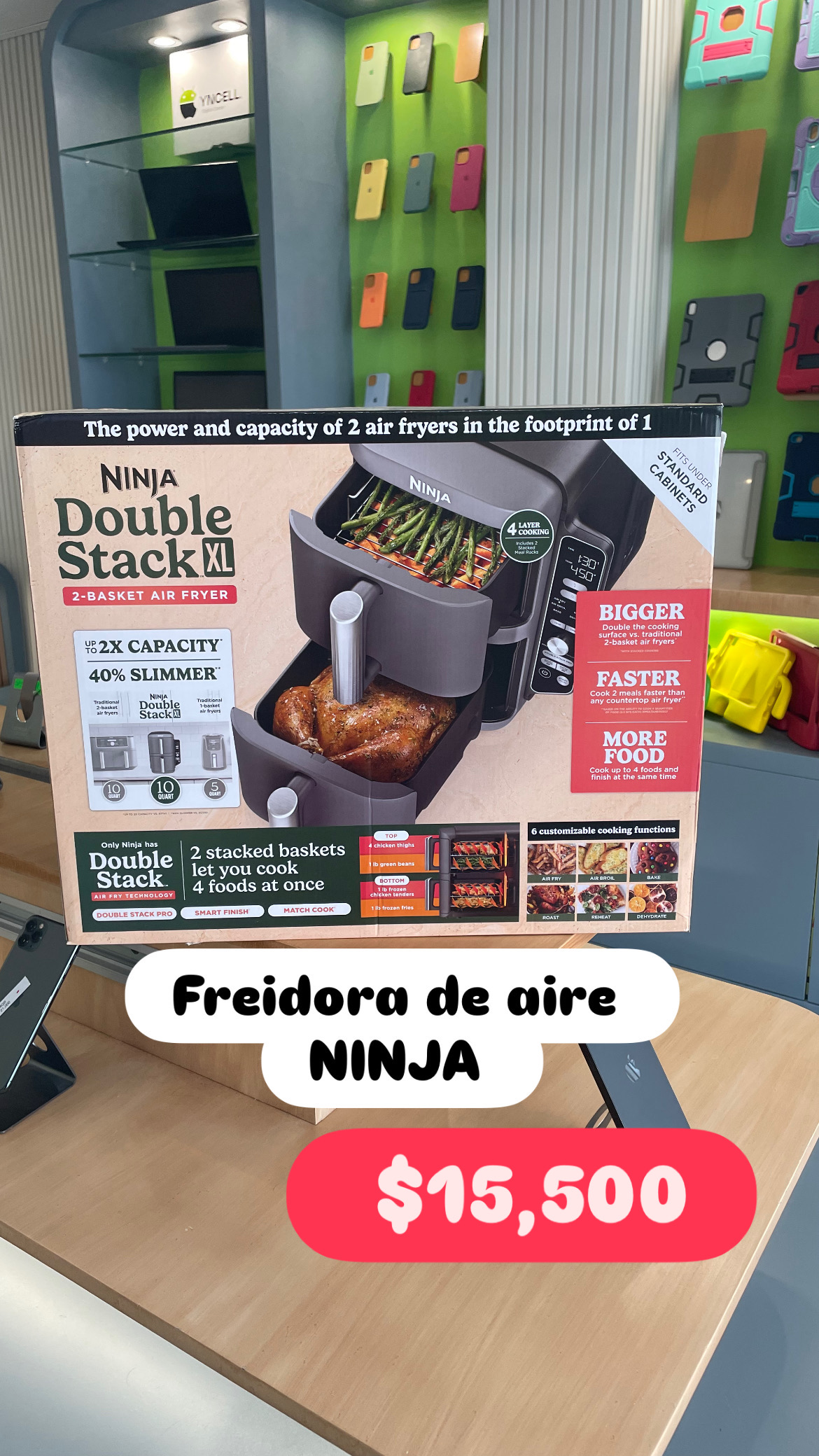 electrodomesticos - FREIDORA DE AIRE NINJA 