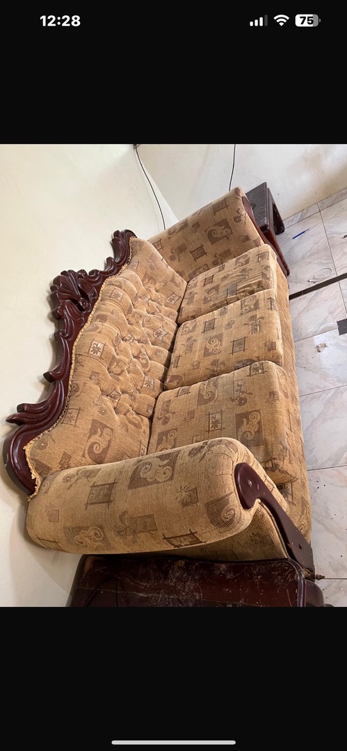 muebles y colchones - Juego de muebles en caoba  3