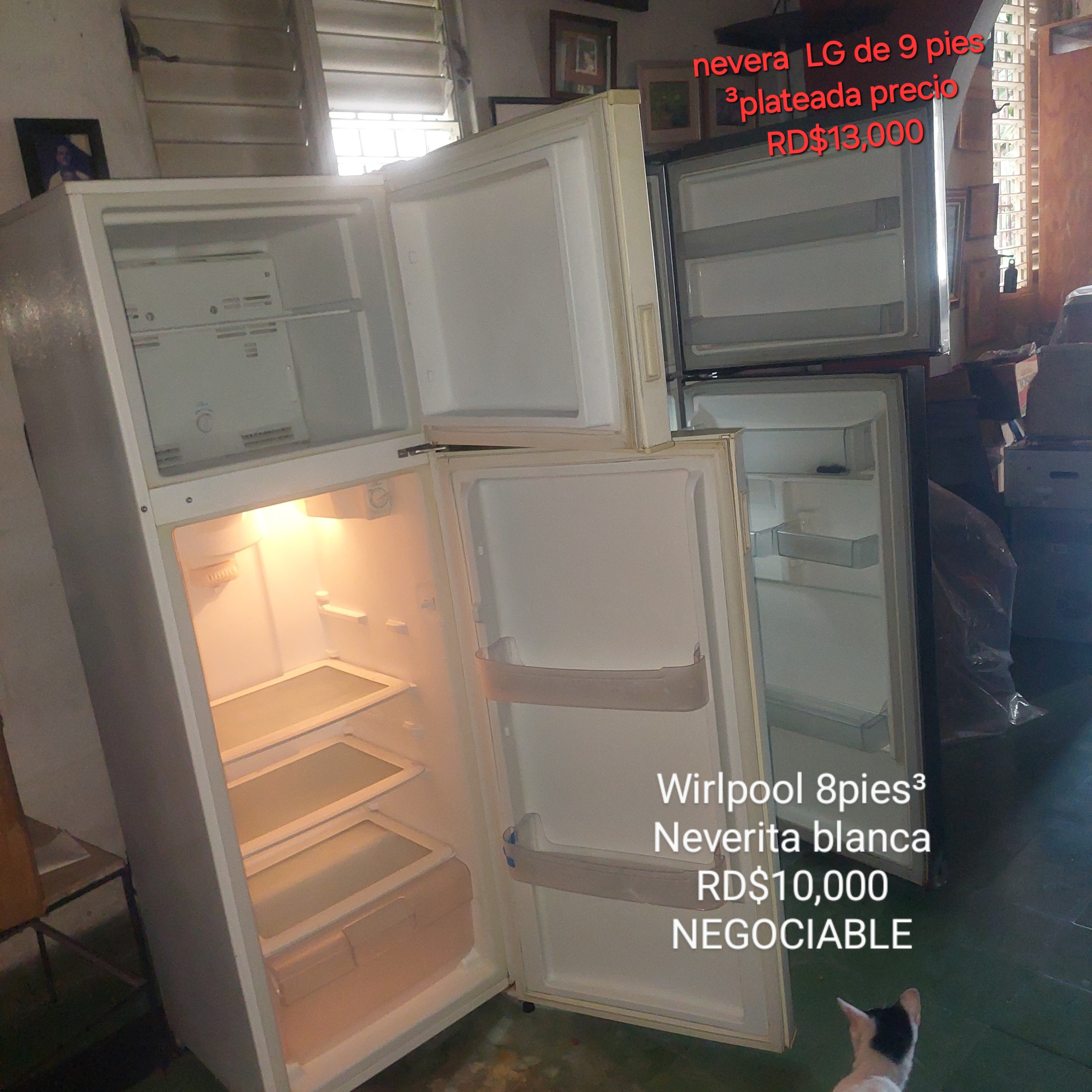 electrodomesticos - dos neveras una inverter  1