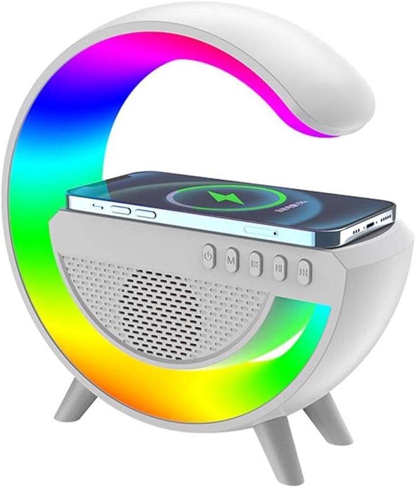 otros electronicos - LAMPARA G LED WIRELESS CHARGING SPEAKER 1