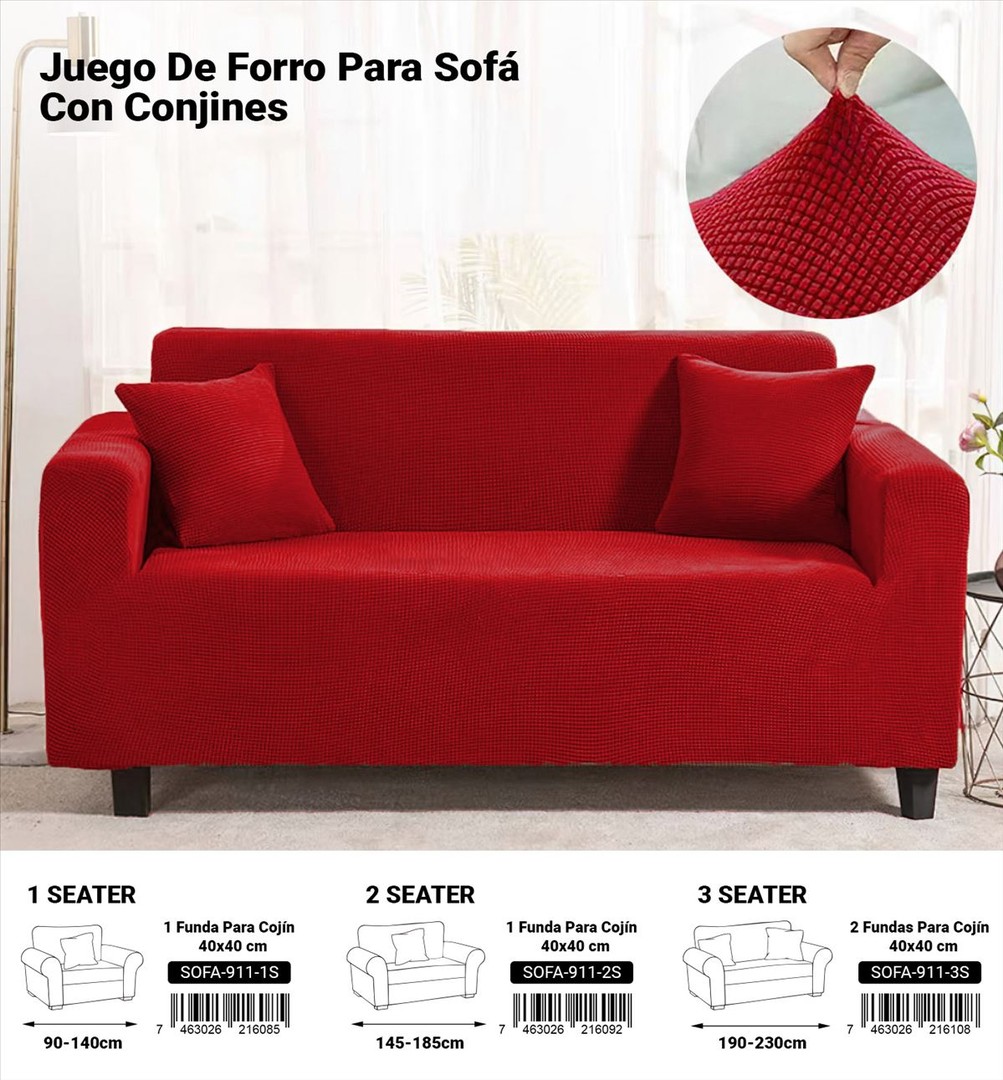 muebles y colchones - FORROS DE MUEBLES EN OFERTA ESPECIAL CON FORRO DE COJIN GRATIS.

 5