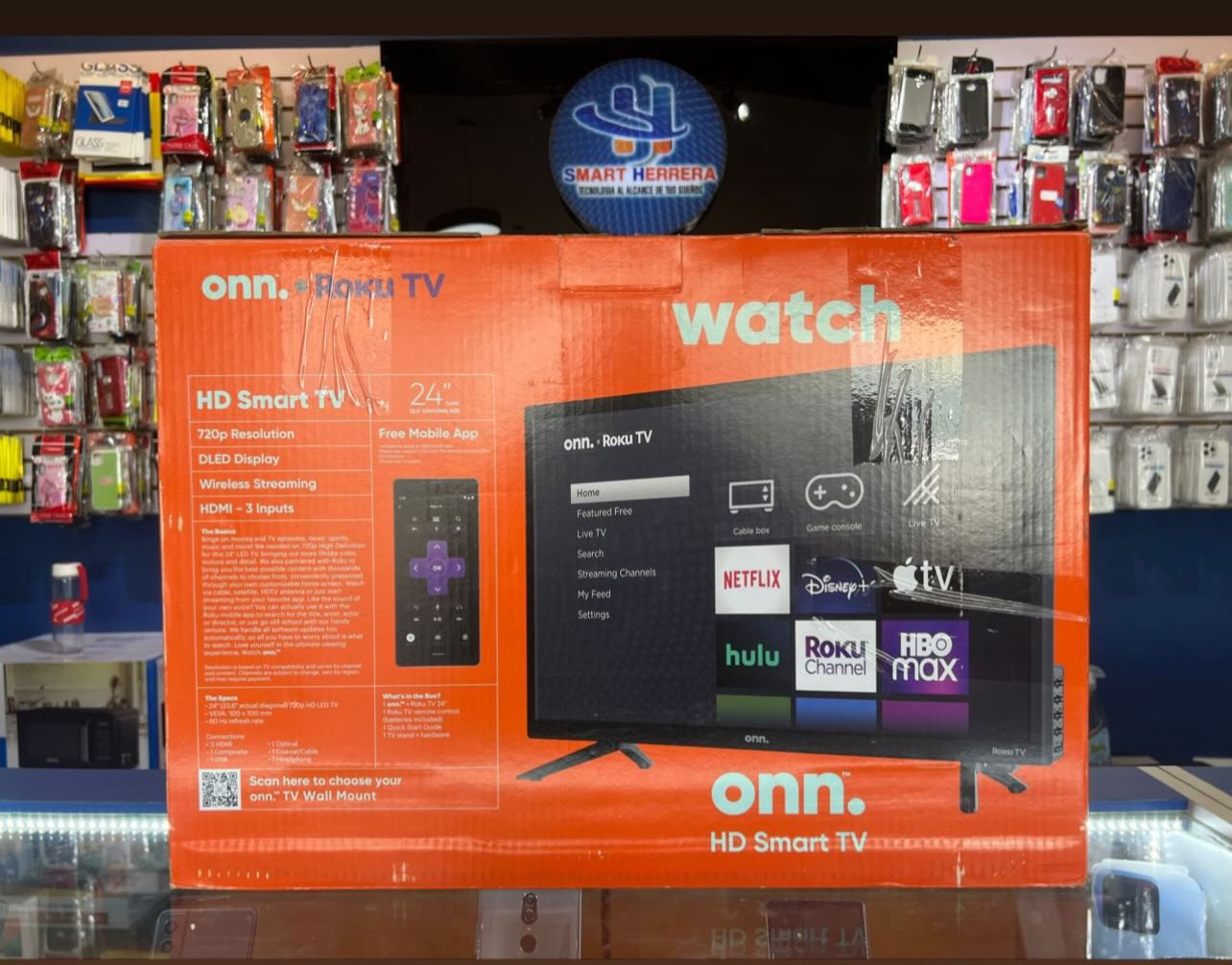 tv - SMART TV ONN 24 PULGADAS ROKU NUEVAS
 0