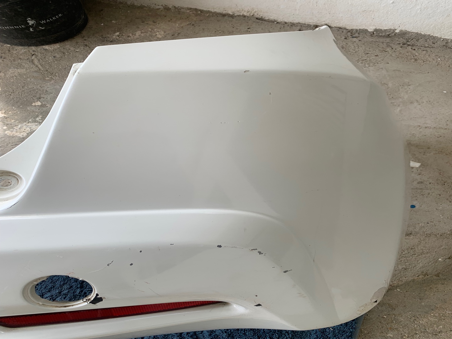 repuestos - Bumper honda fit blanco  4