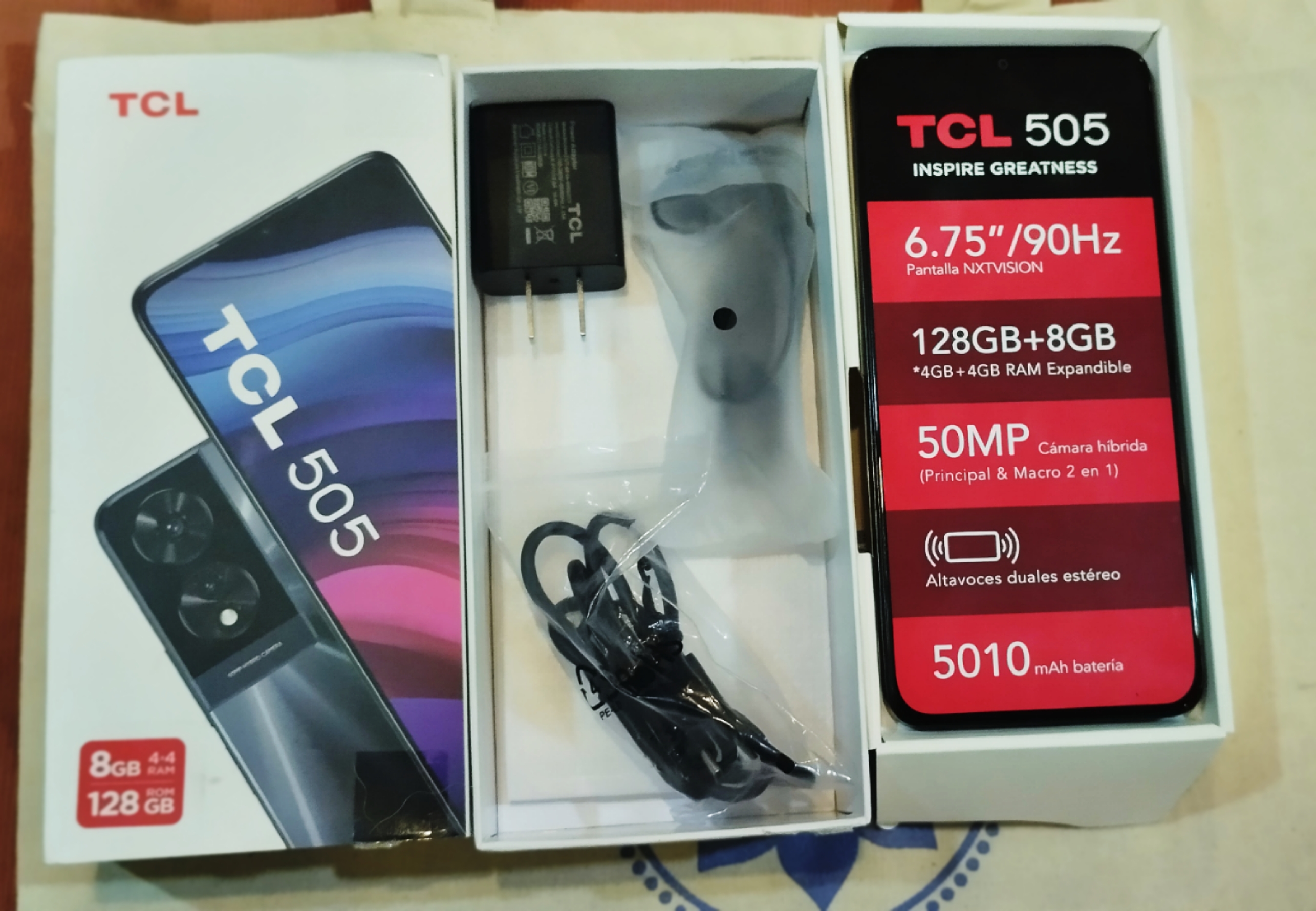 celulares y tabletas - 📱 ¡VENDO TCL 505 NUEVO DE PAQUETE!🔥 0