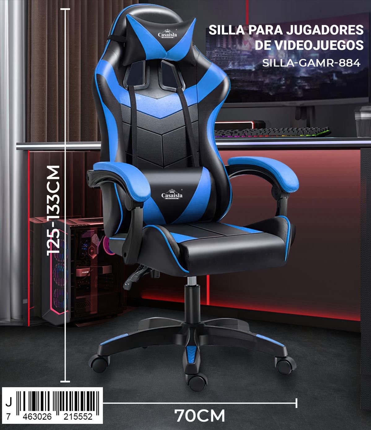 electrodomesticos - silla gamer  3