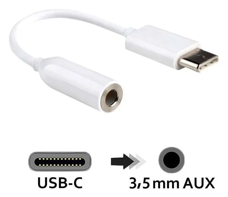 accesorios para electronica - Adaptador de audifonos con conector tipo C 2