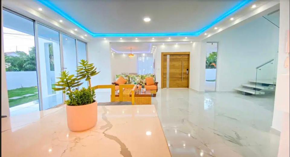 casas - villa en venta puerto plata con paneles solares y piscina privada 5