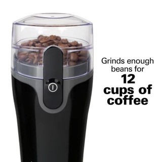 electrodomesticos - Molinillo de café Hamilton Beach Fresh Grind, cuchillas de acero inoxidable 7