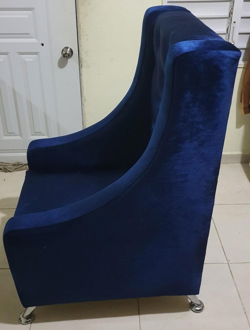 muebles y colchones - Sillón azul 1