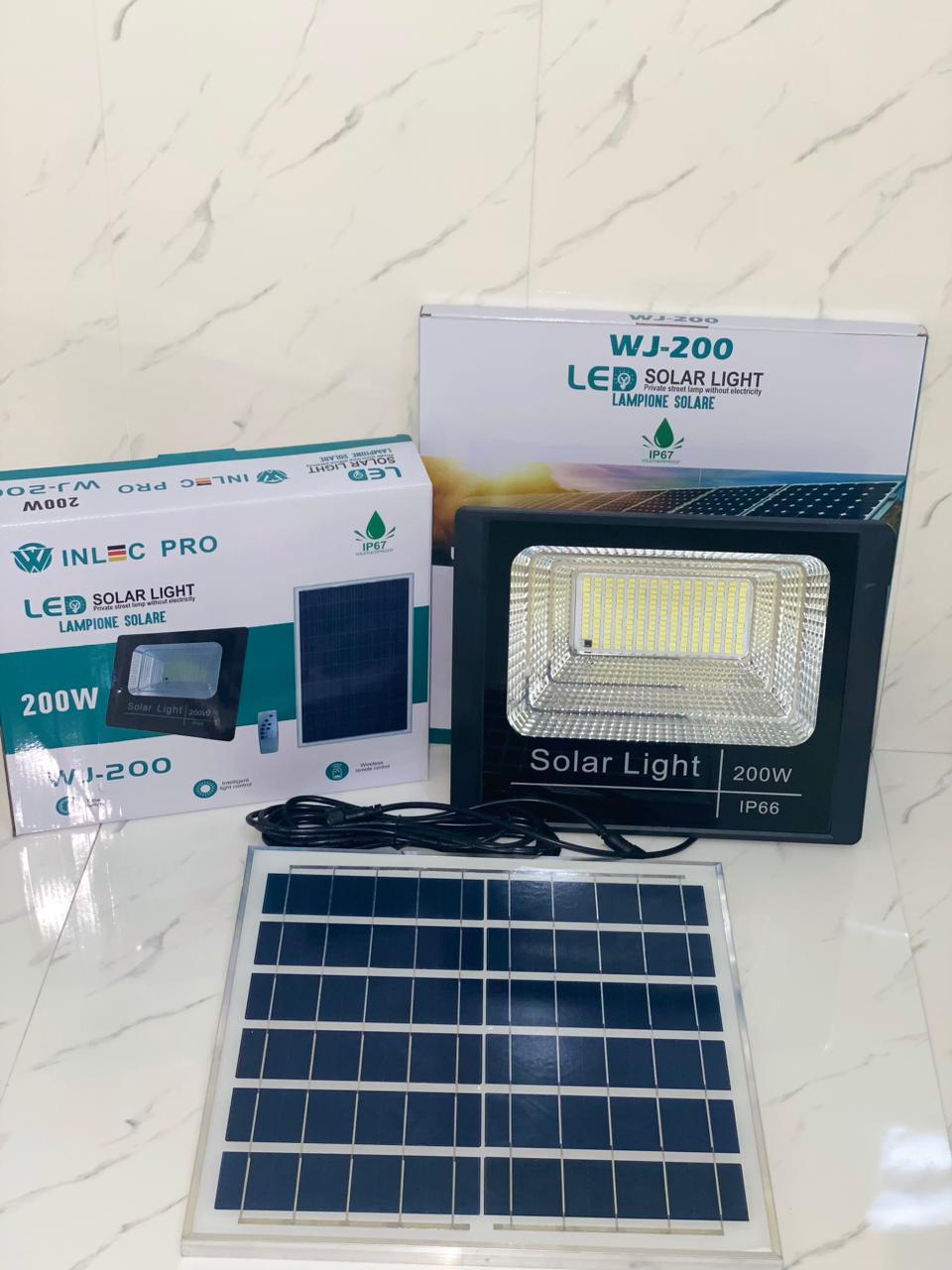 herramientas, jardines y exterior - Reflector led solar 200w 1