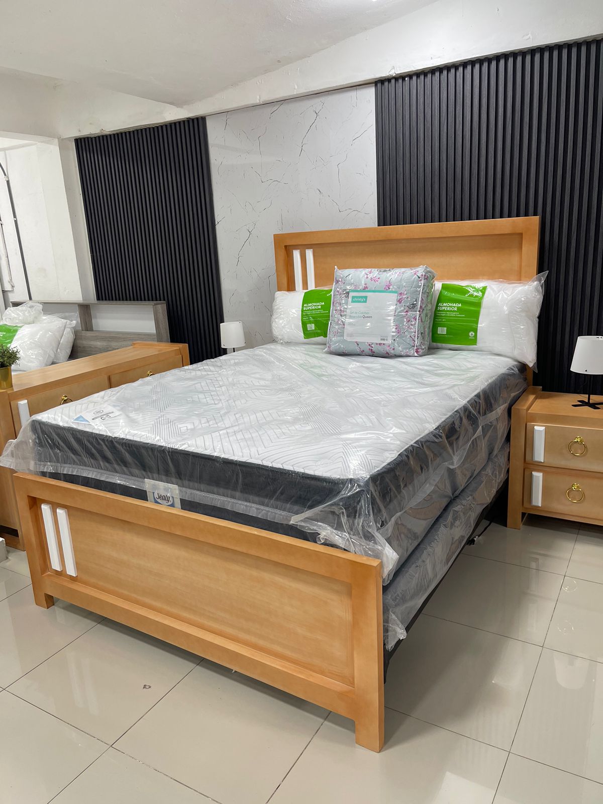 muebles y colchones - JUEGO DE HABITACION ABIEL  2