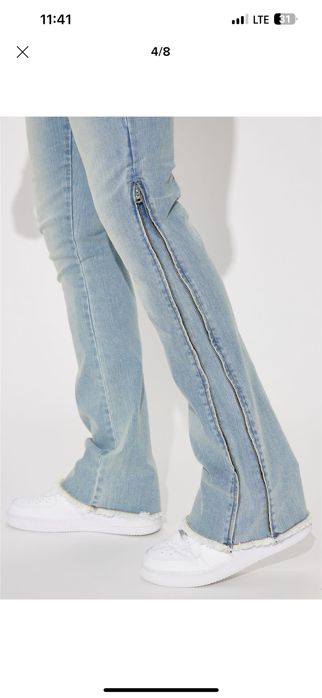 ropa para hombre - Novamen Skinny flare jean-light Blue wash Sz34