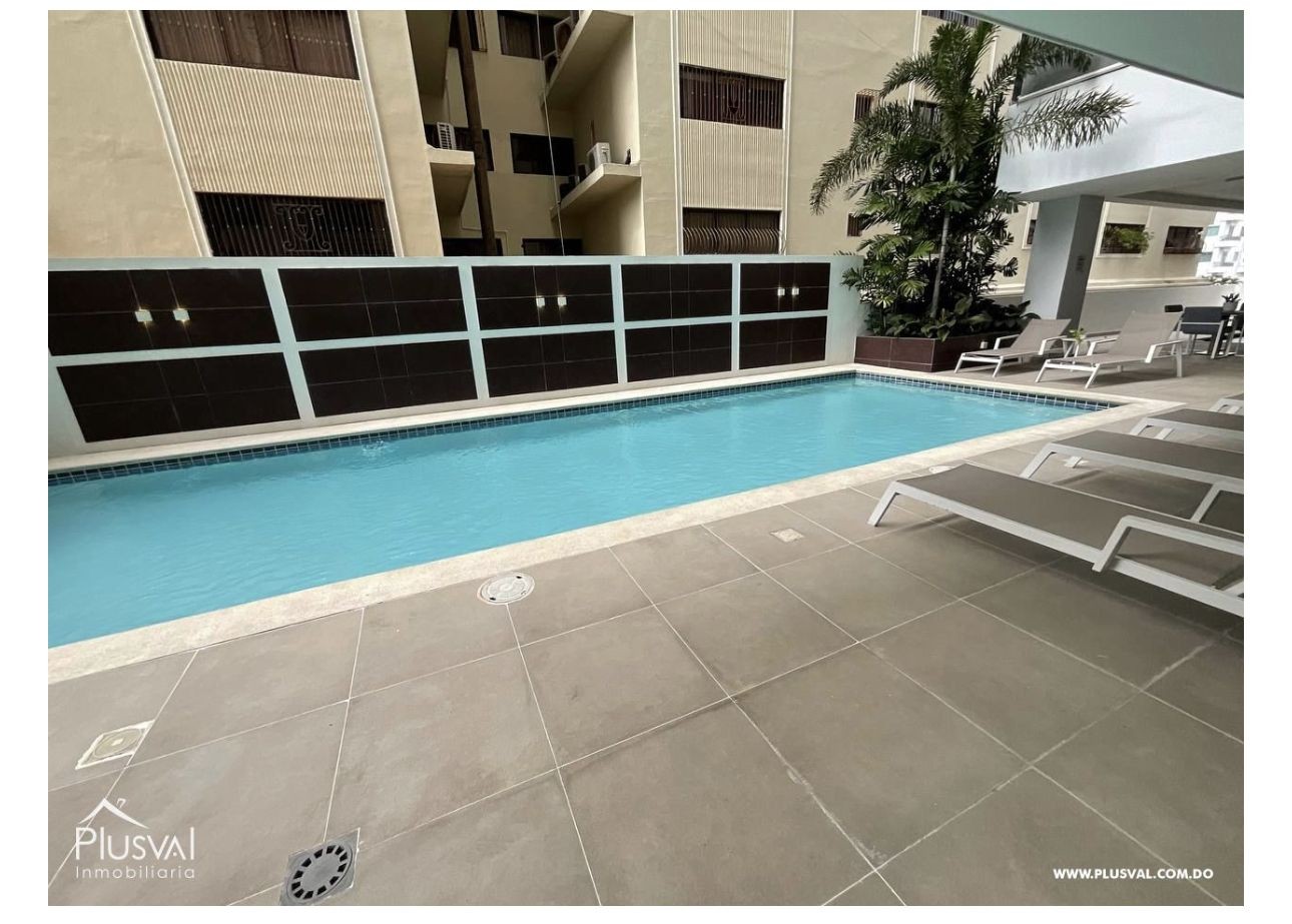 apartamentos - Naco amueblado 2 habitaciones 2.5 banos 2 parqueos balcon 9