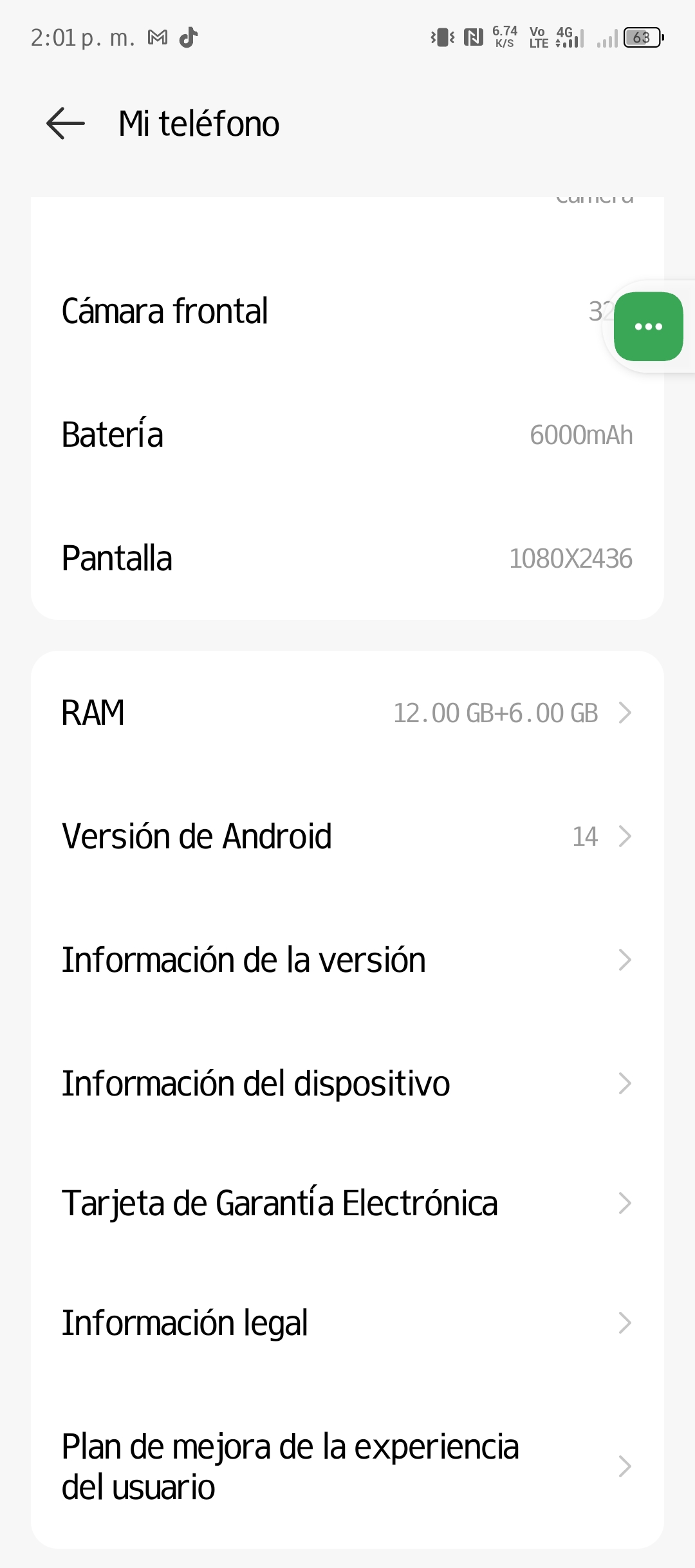 celulares y tabletas - TECNO POVA 6 3