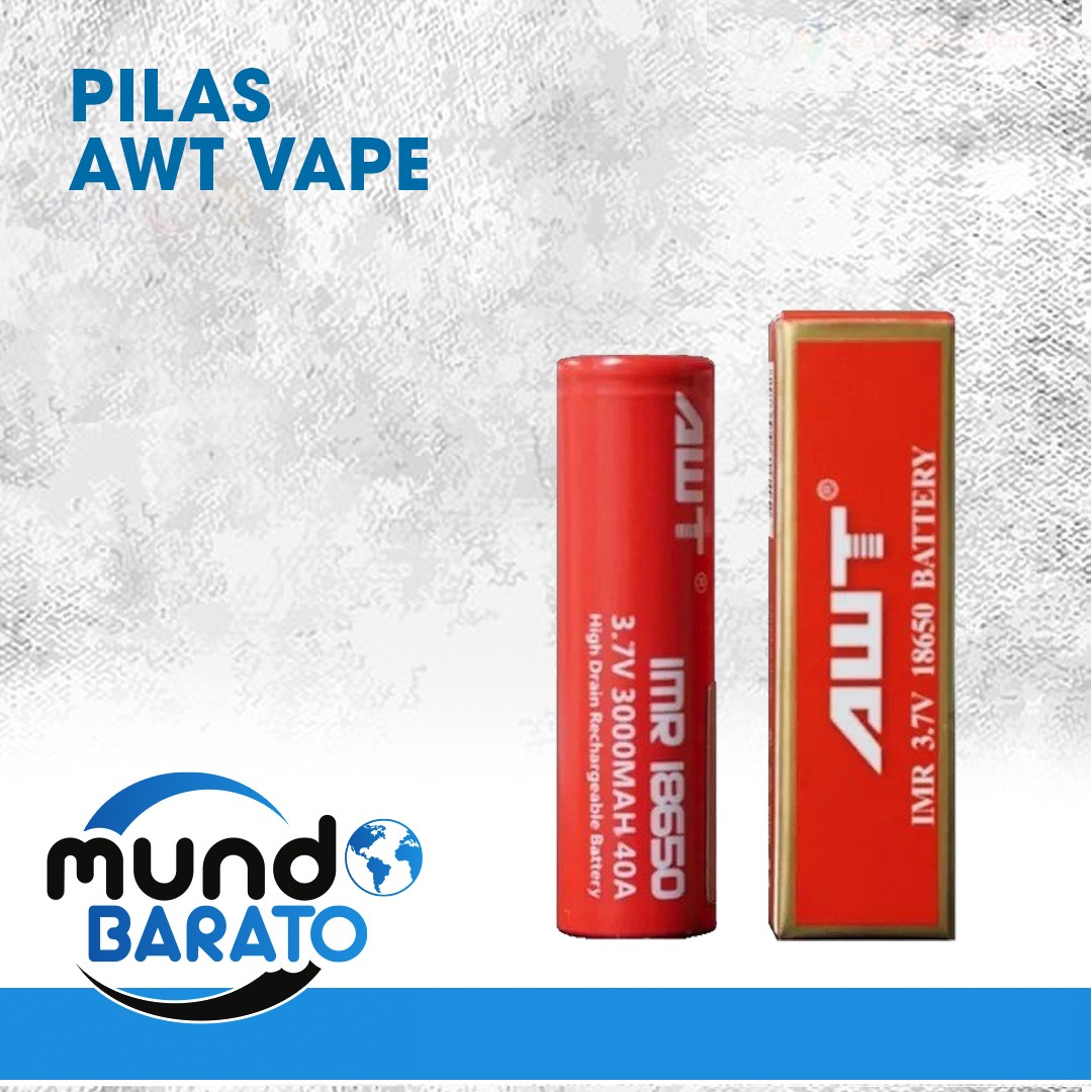 accesorios para electronica - Bateria vape Pilas Awt 18650 Para Vape Vaper 3000mah baterias Pila 0