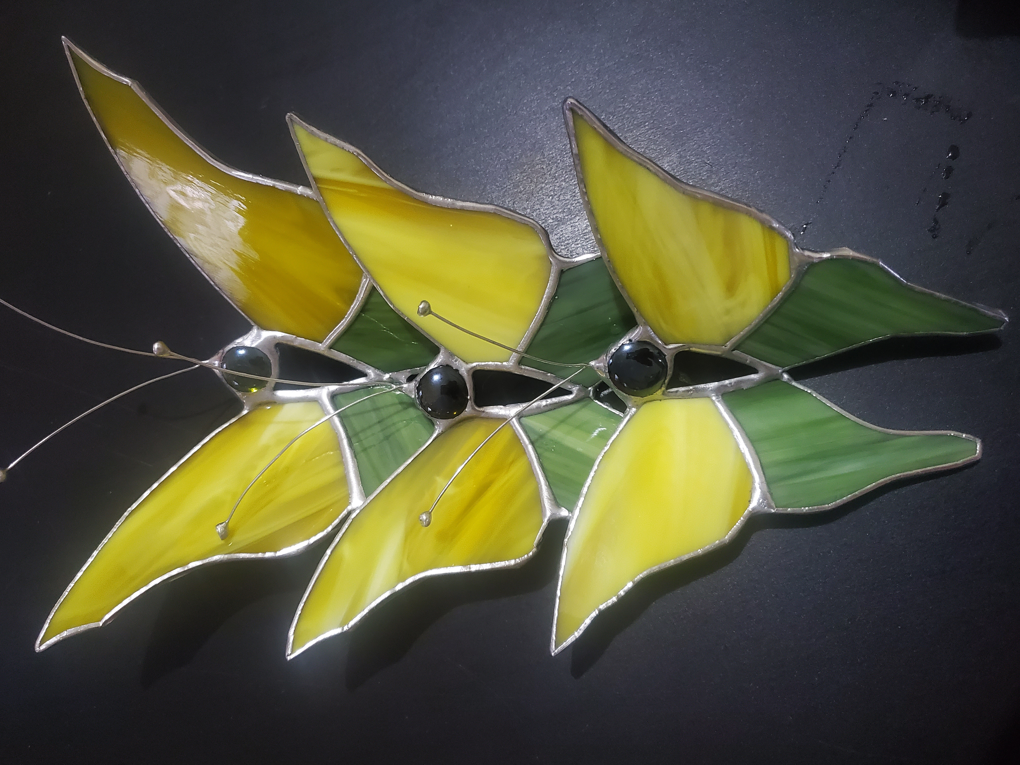decoración y accesorios - Juego de Mariposas en vitral 0