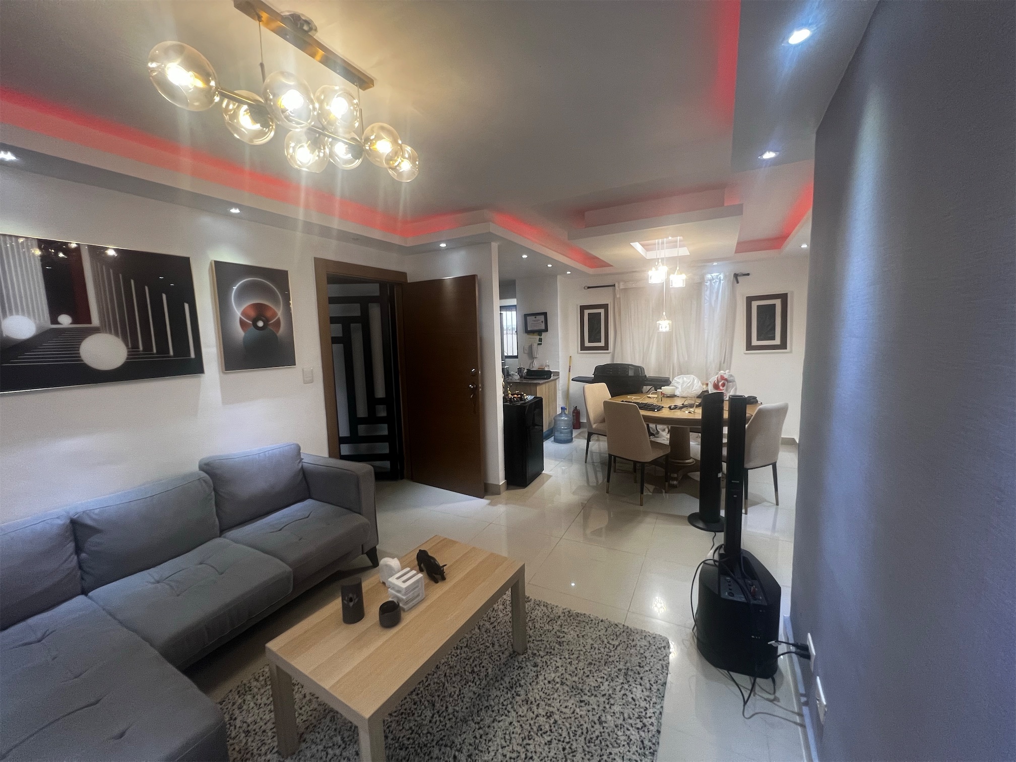 apartamentos - Venta de apartamento primer piso en la autopista de san Isidro con 2 parqueos 6