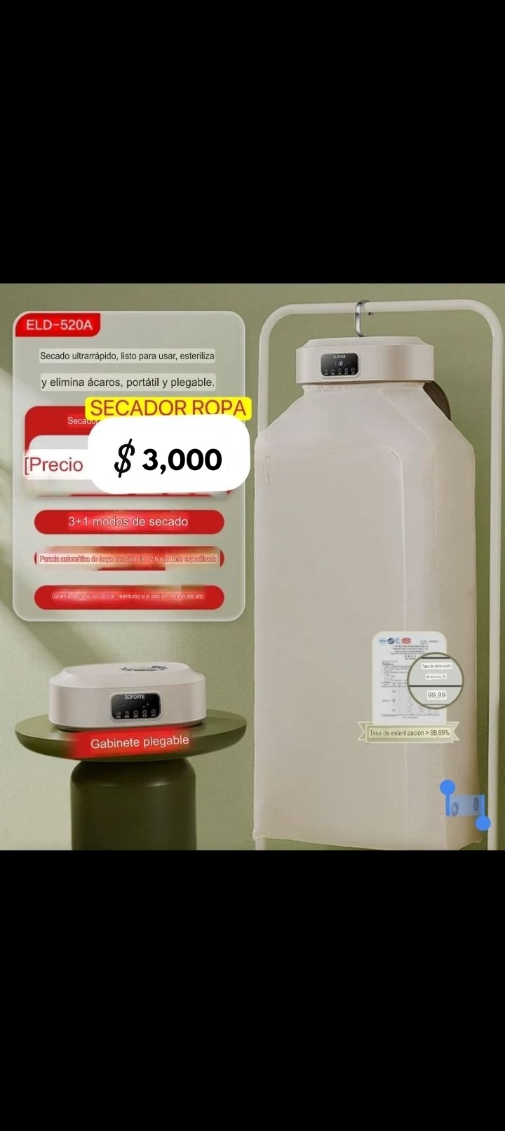 electrodomesticos - Secador de Ropa 