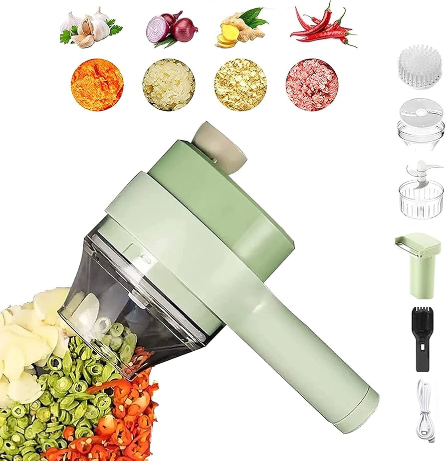 electrodomesticos - PICADORA ELECTRICA DE MANO PARA VEGETALES  0