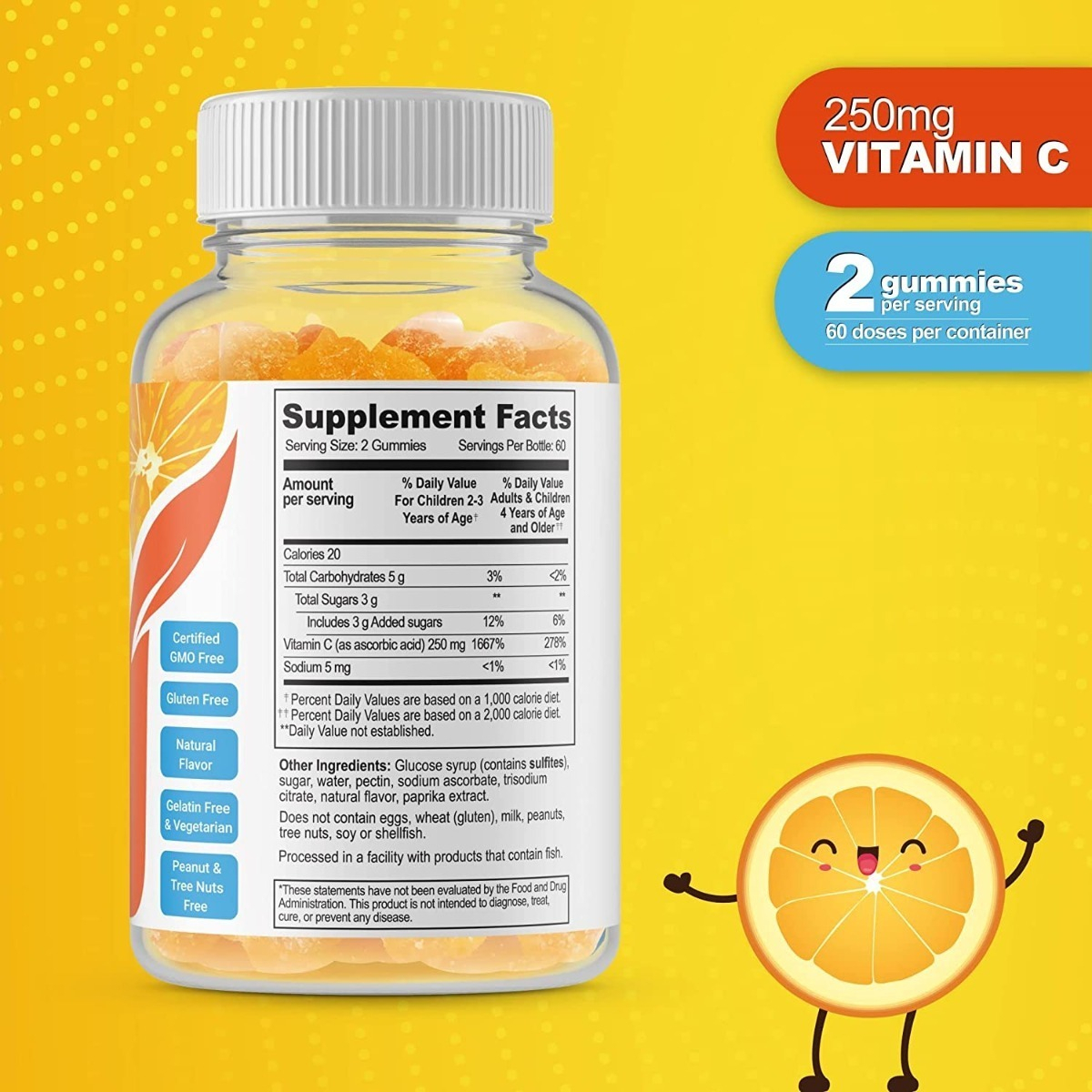 Salud y Equipamiento Médico - Vitamina C 250mg Doctors Fines 1