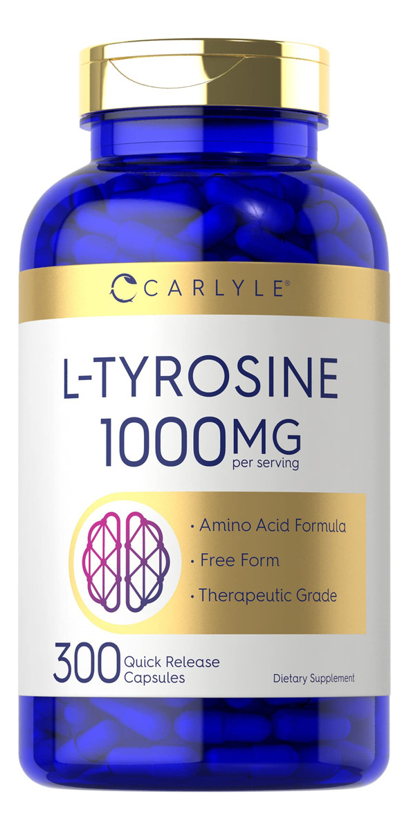 Salud y Equipamiento Médico - Tirosina 1000mg 300cap Carlyle