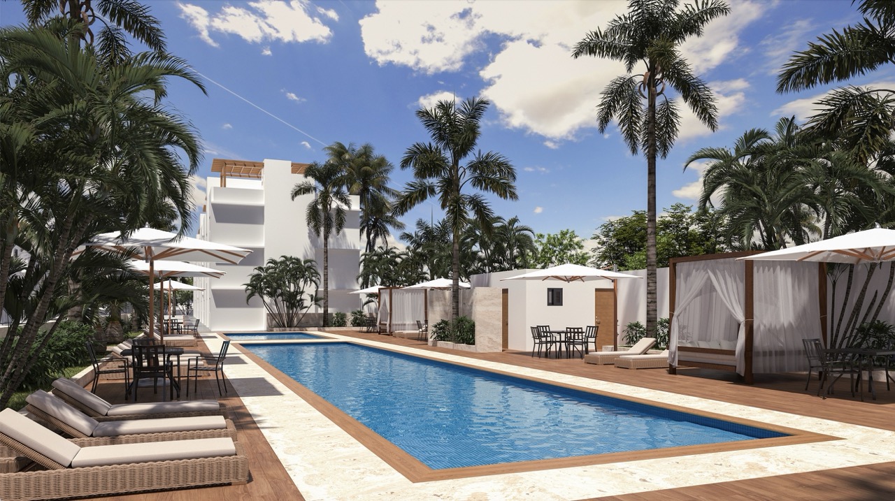 apartamentos - Bavaro/Punta Cana, apartamento 2 Hab, piscina, Gym 0