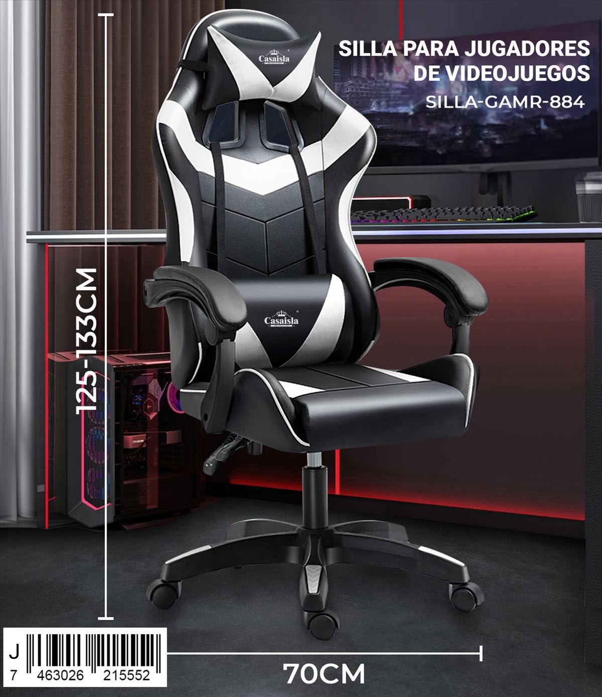 electrodomesticos - silla gamer  4