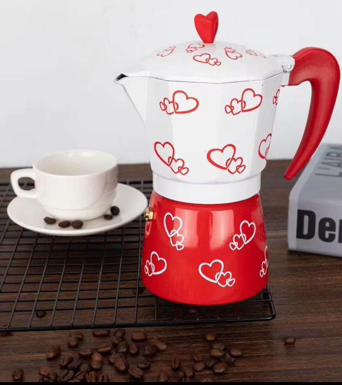 cocina - Greca Care Home corazones, 6 tazas 0