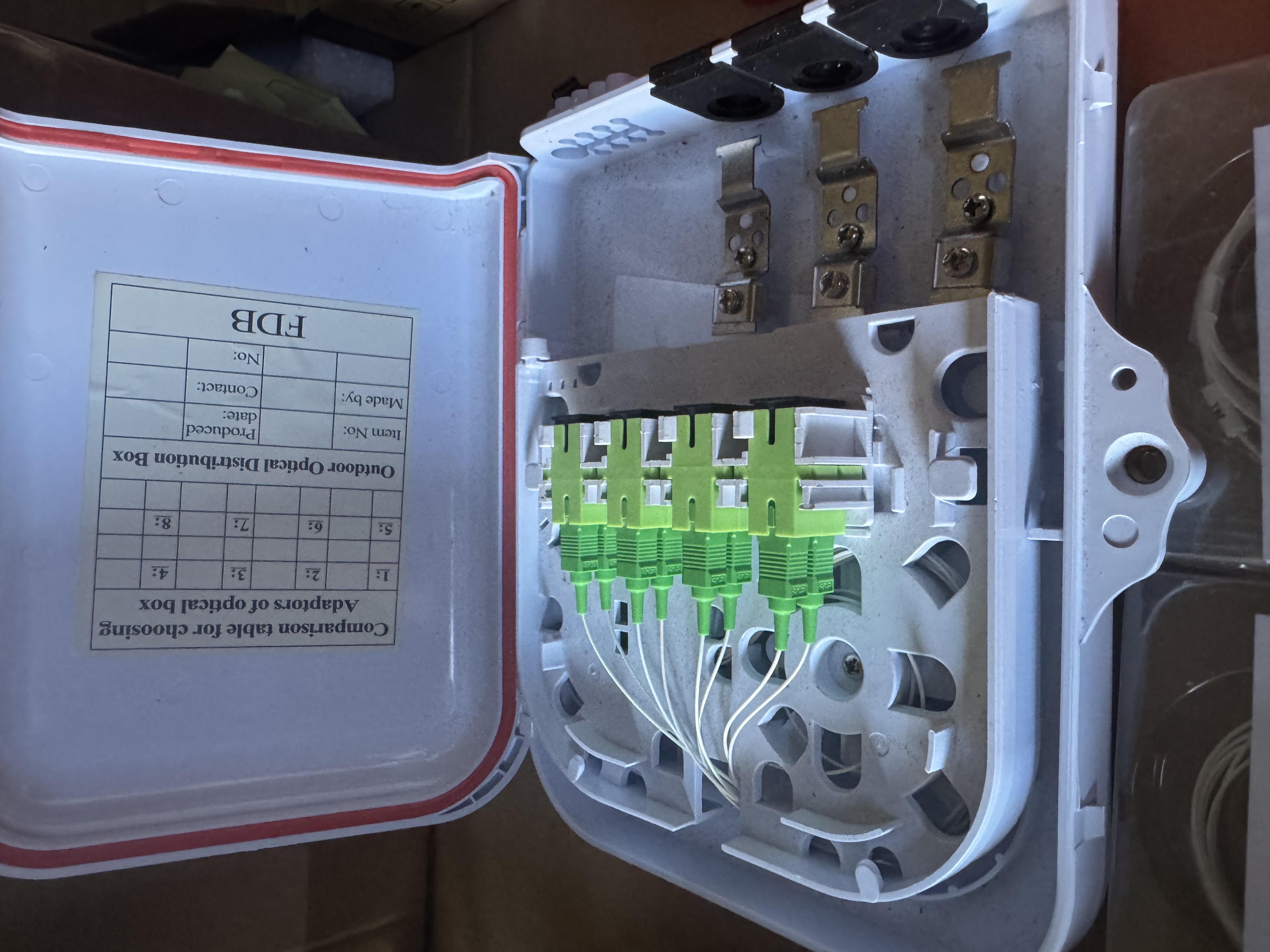 equipos profesionales - ONU, Drop, terminales y todo para la instalación de fibra óptica 2