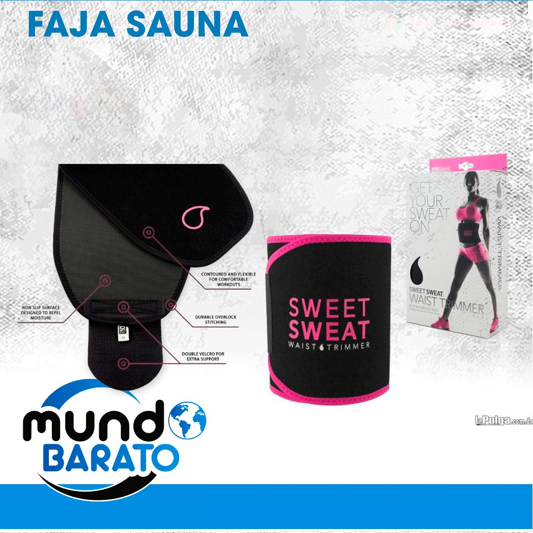 Artículos Deportivos - Faja adelgazante Sweet Sweat para cintura unisex ejercicio sauna caliente sudor 1