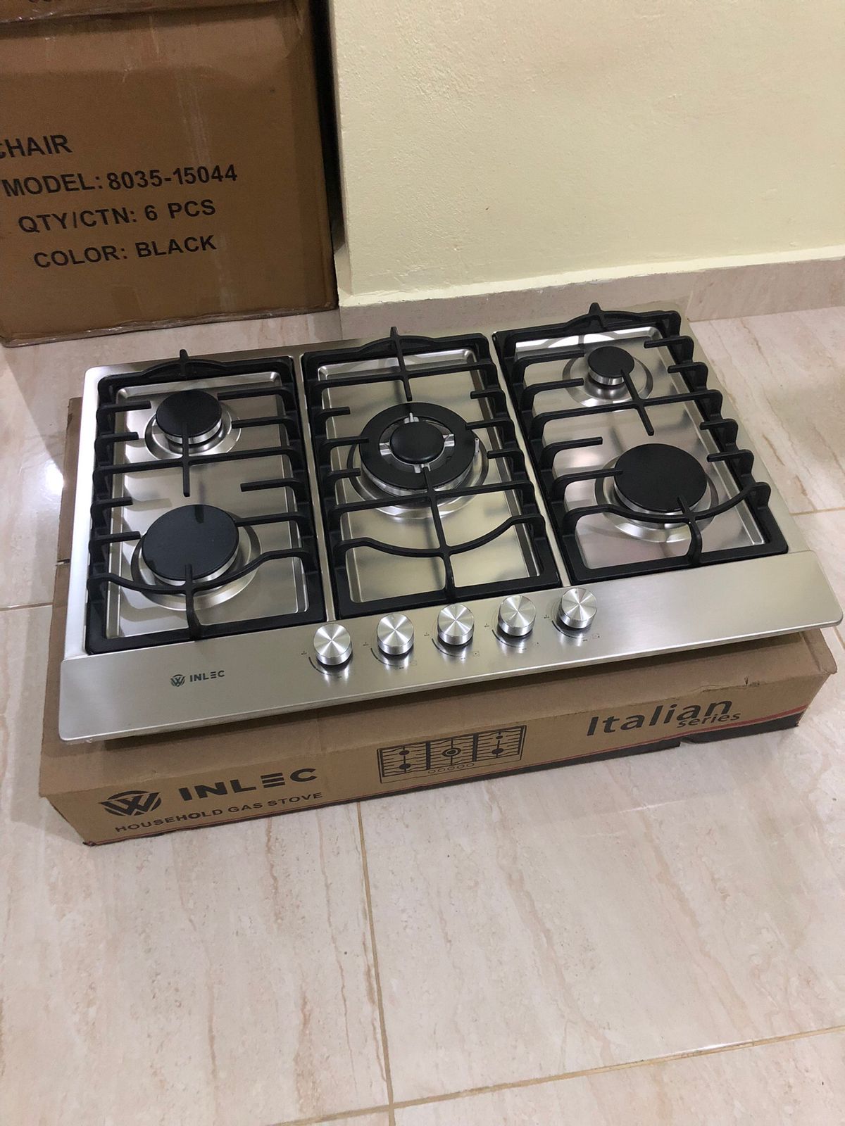 electrodomesticos - Estufa en acero inoxidable  0