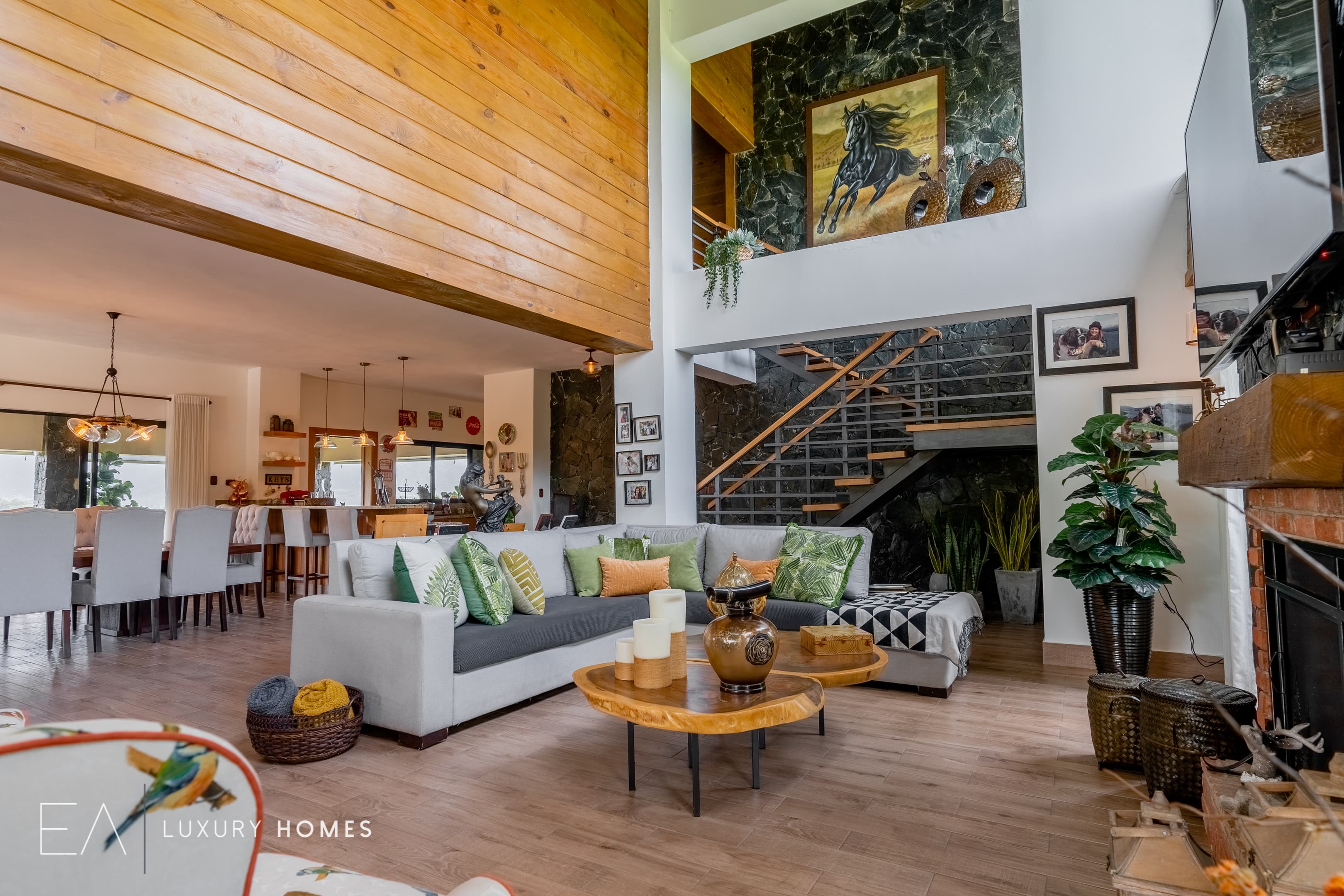 casas vacacionales y villas - Exclusiva Villa 2 NIVELES, AMUEBLADA, JARABACOA, 6 7