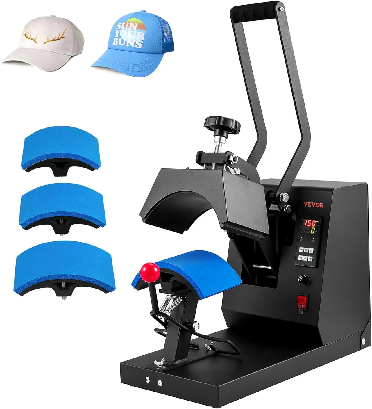 otros electronicos - Máquina de sublimación para gorras 4 en 1  1