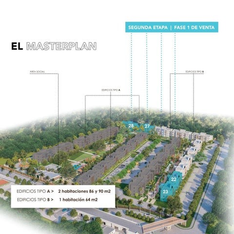 apartamentos - Proyecto en venta Punta Cana #24-418 dos dormitorios, balcón, cancha de tenis.
 4