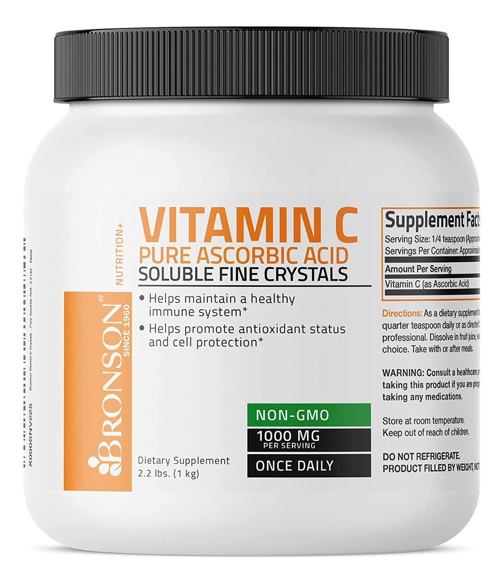 Salud y Equipamiento Médico - Vitamina C En Polvo Absorcion Acido Soluble 1000 Mg 1 Kg 0