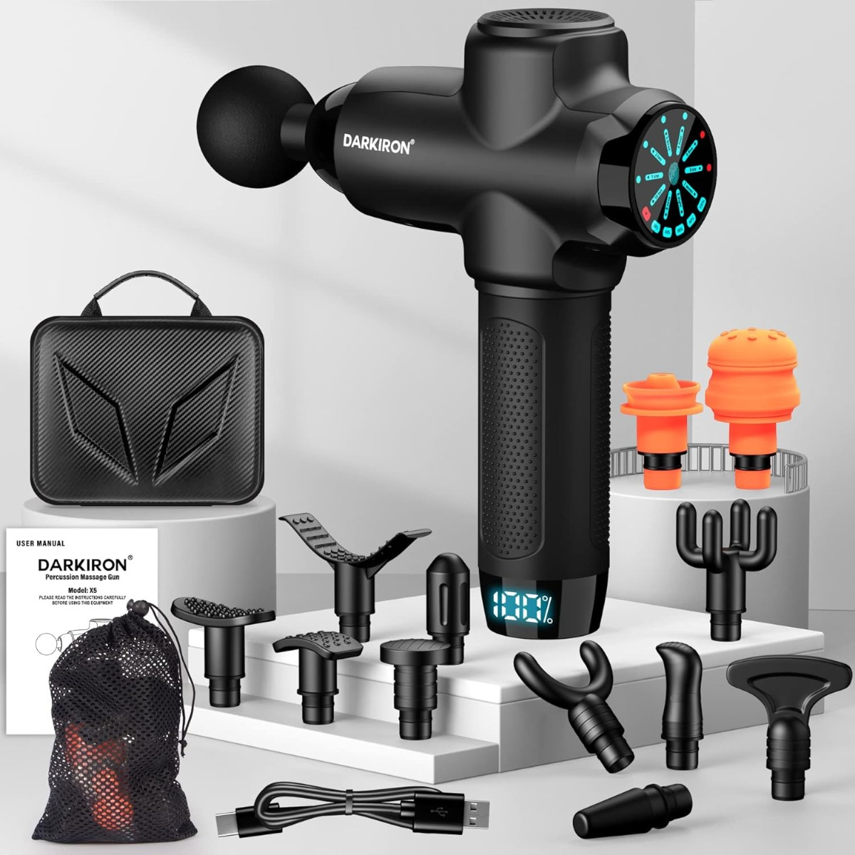 Salud y Equipamiento Médico - Masajeador Muscular Inalámbrico Pistola Corporal 2