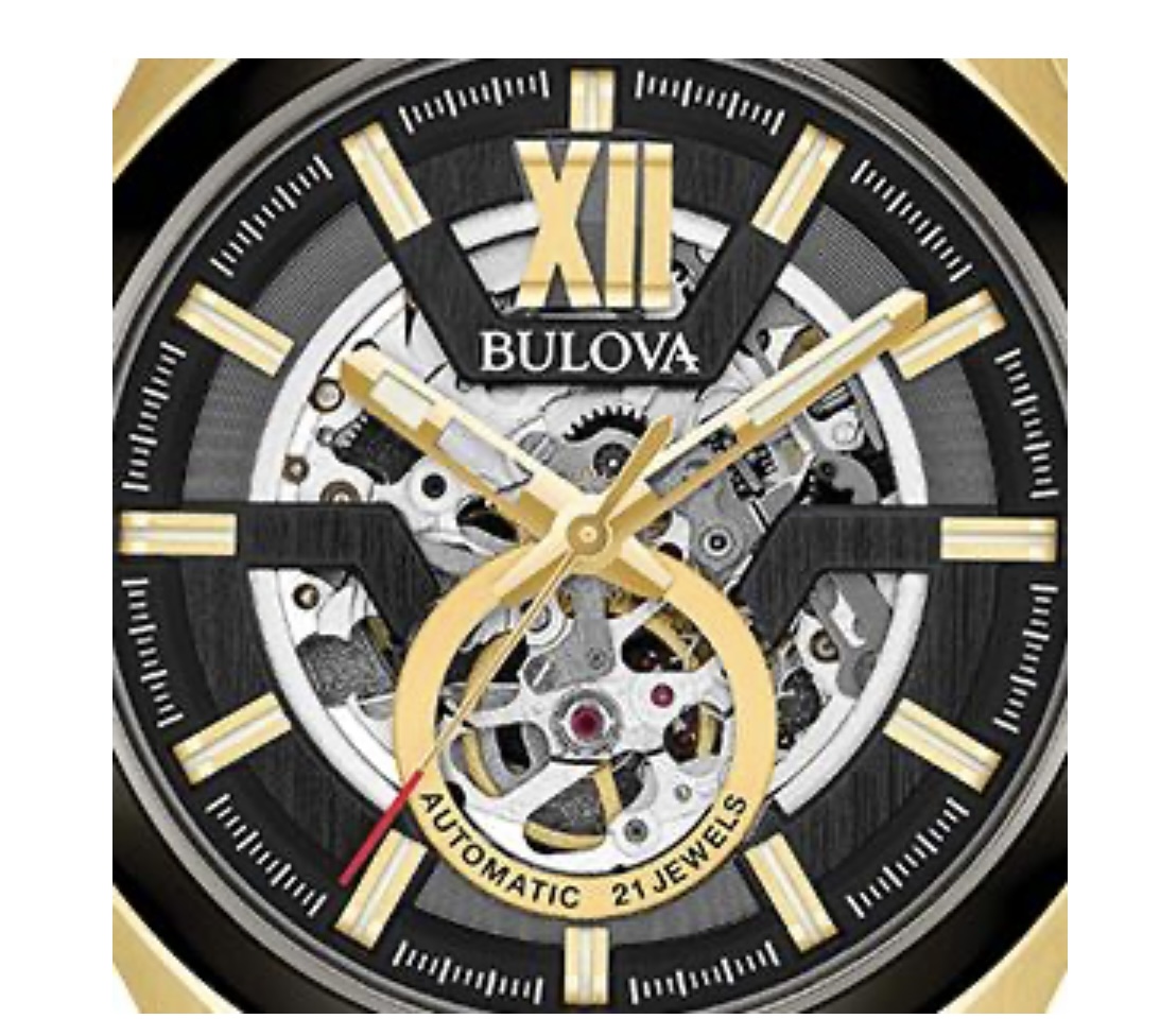 joyas, relojes y accesorios - Bulova 98A178 -Reloj automático hombre, Dorado 3