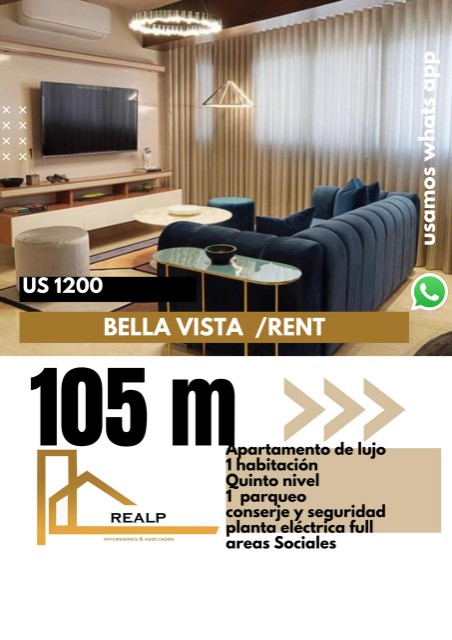 apartamentos - Apartamento sector exclusivo bella vista 0