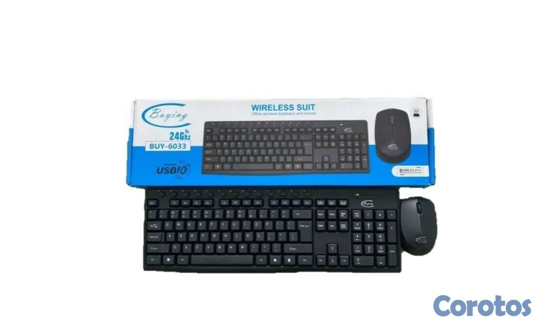 accesorios para electronica - Teclado y mouse inalambrico Buy-6063 1