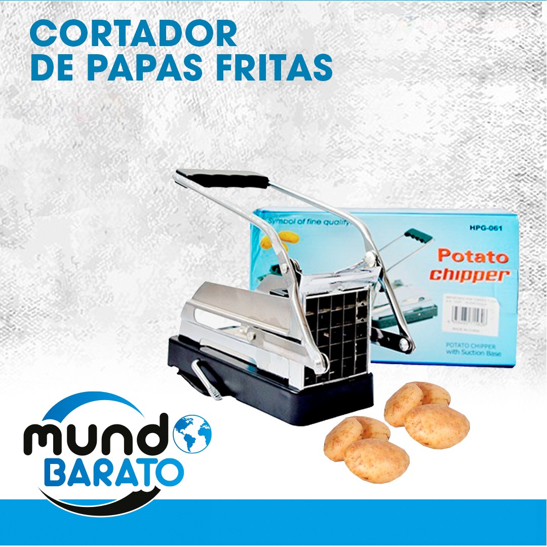 cocina - Maquina Cortadora De Papas Fritas Y Vegetales. Pela papas HIERRO FUERTE DURADERO