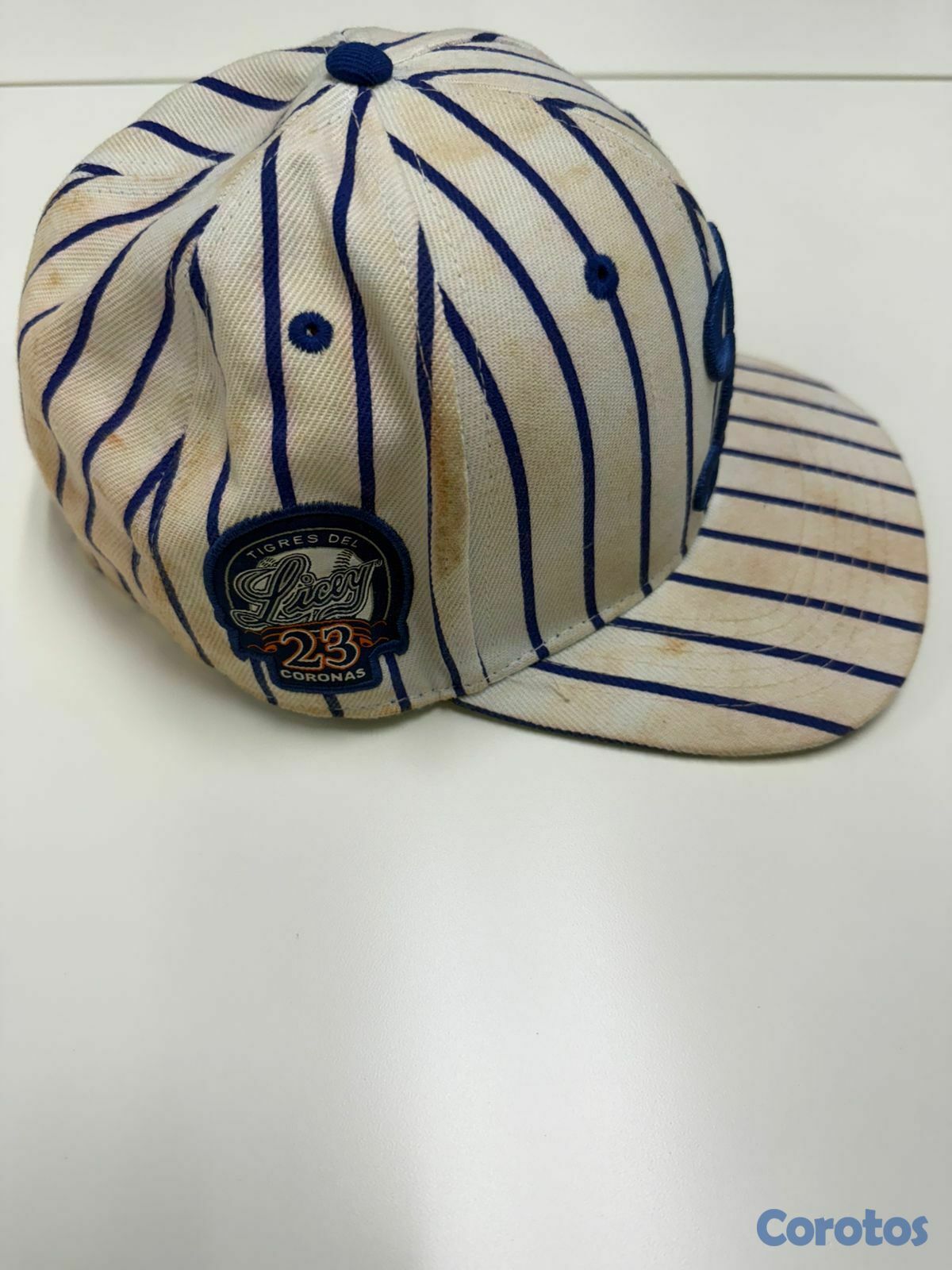 hobby y coleccion - Emilio Bonifacio - Gorra Game Used Autografiada 3