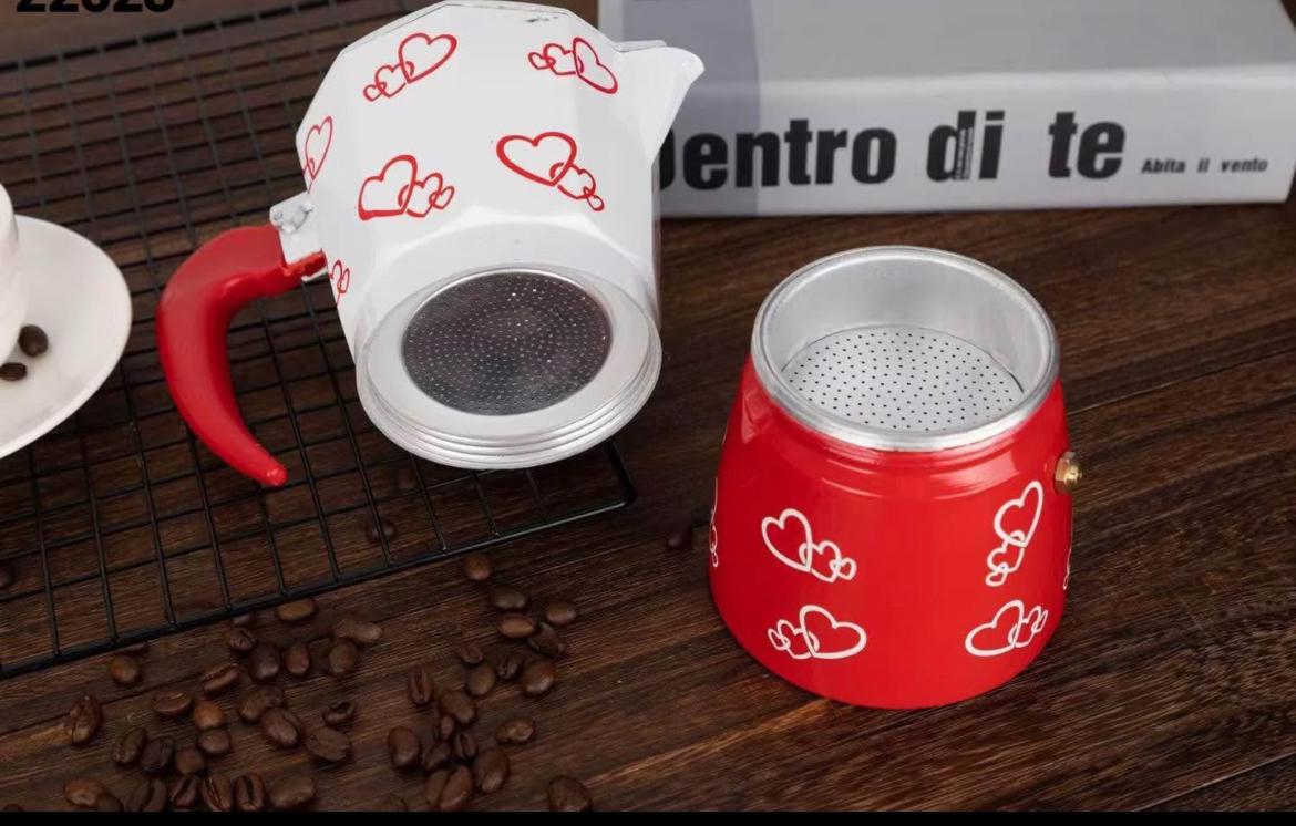 cocina - Greca Care Home corazones, 6 tazas 1