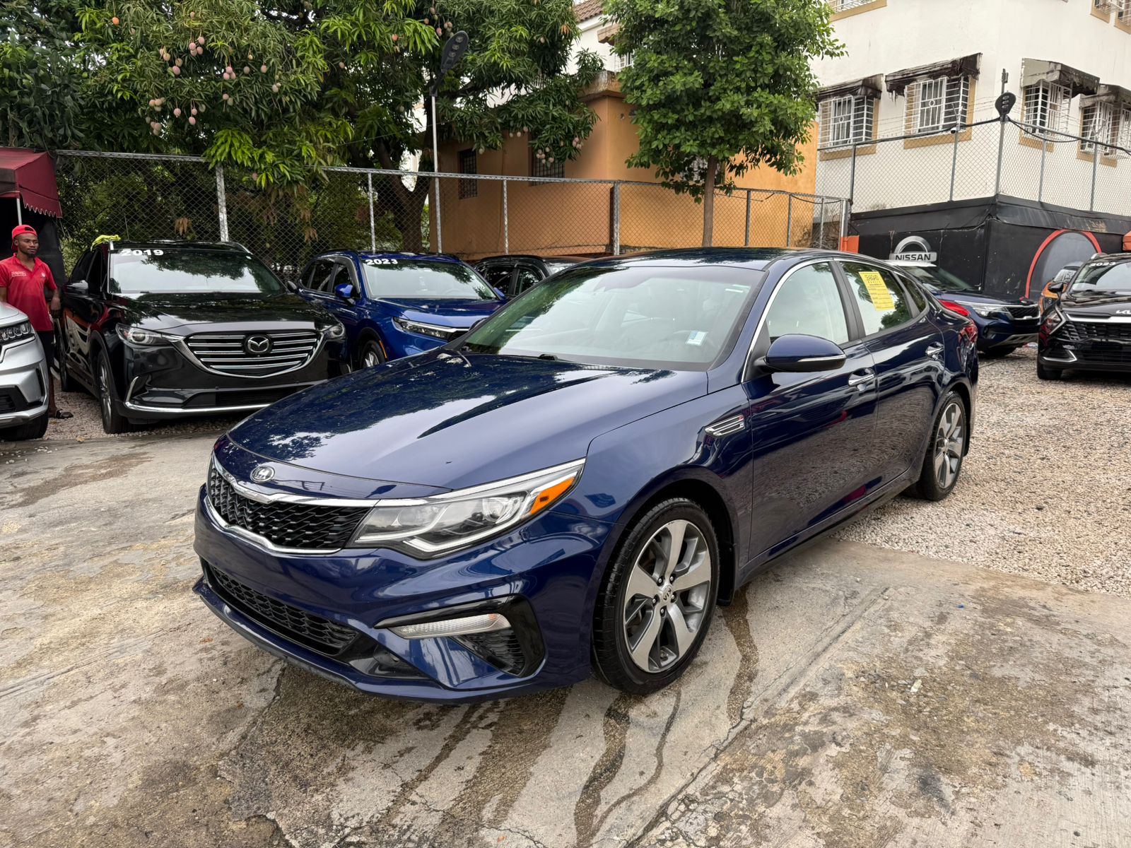carros - KIA OPTIMA S 2019 AZUL ¨RECIEN IMPORTADO¨ 1