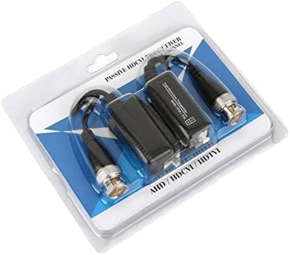accesorios para electronica - Transceiver pasivo HDCVI Cámara CCTV de un solo canal Balun de vídeo para AHD/CV 3