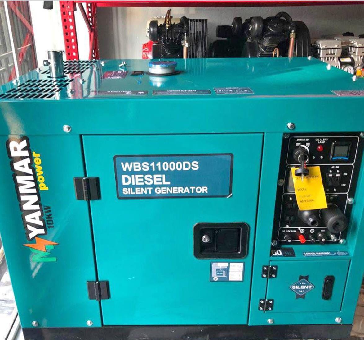 plantas e inversores - PLANTA 10KL DIESEL SILENT GENERATOR 10KL WBS11000D 0