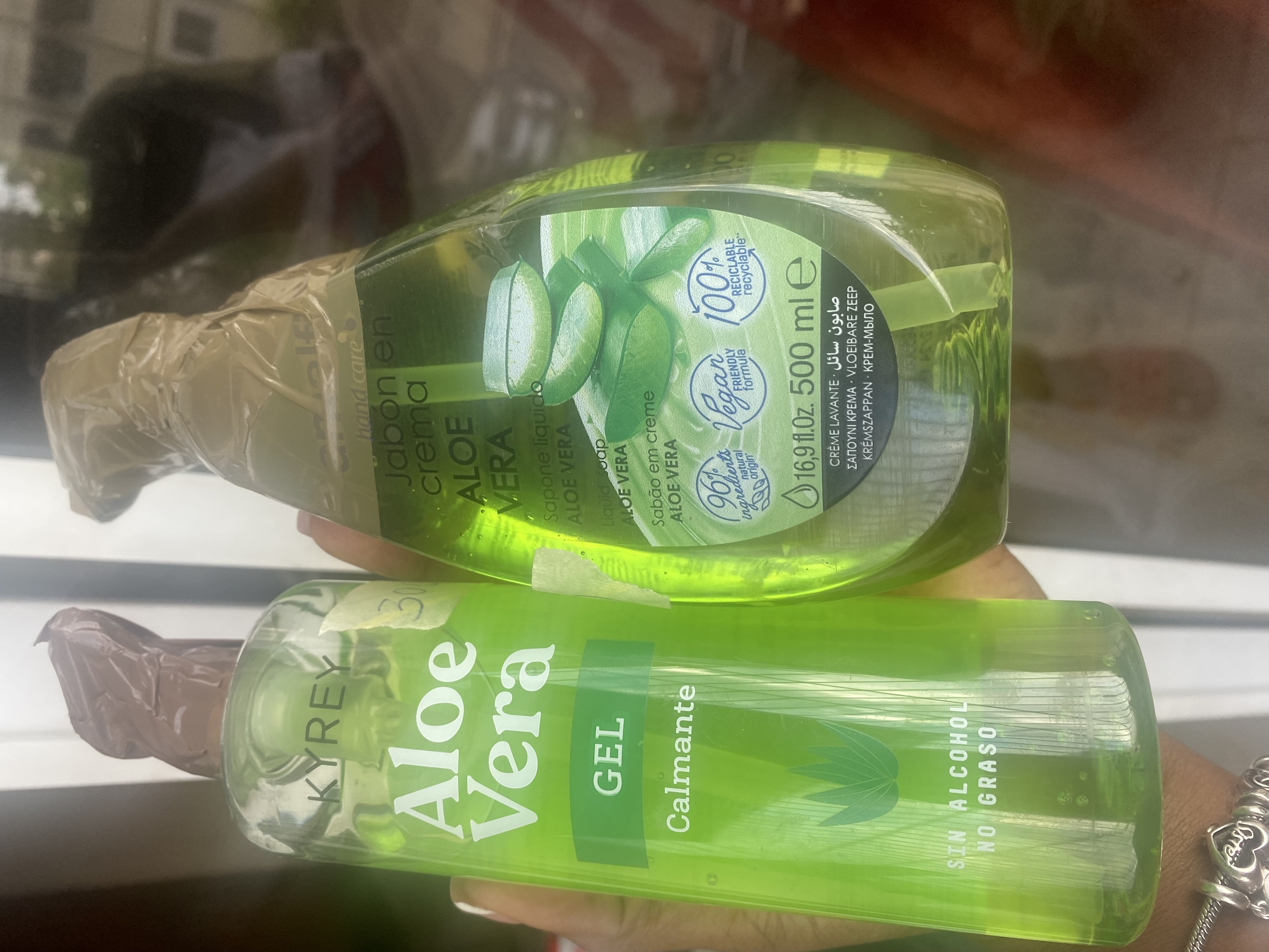 salud y belleza - jabón en crema de aloe Vera y gel calmante 