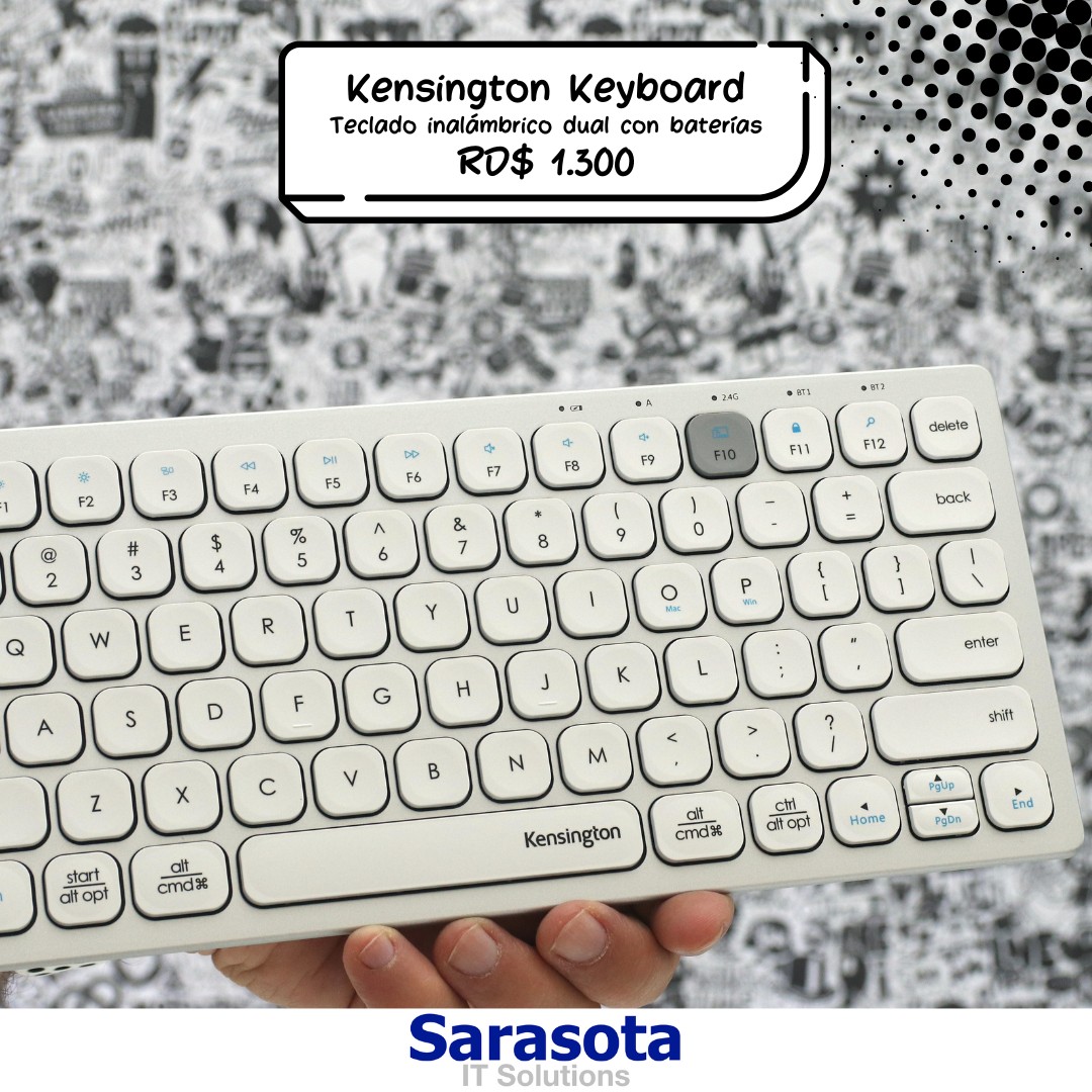 accesorios para electronica - Kensington teclado inalámbrico dual con baterías 2