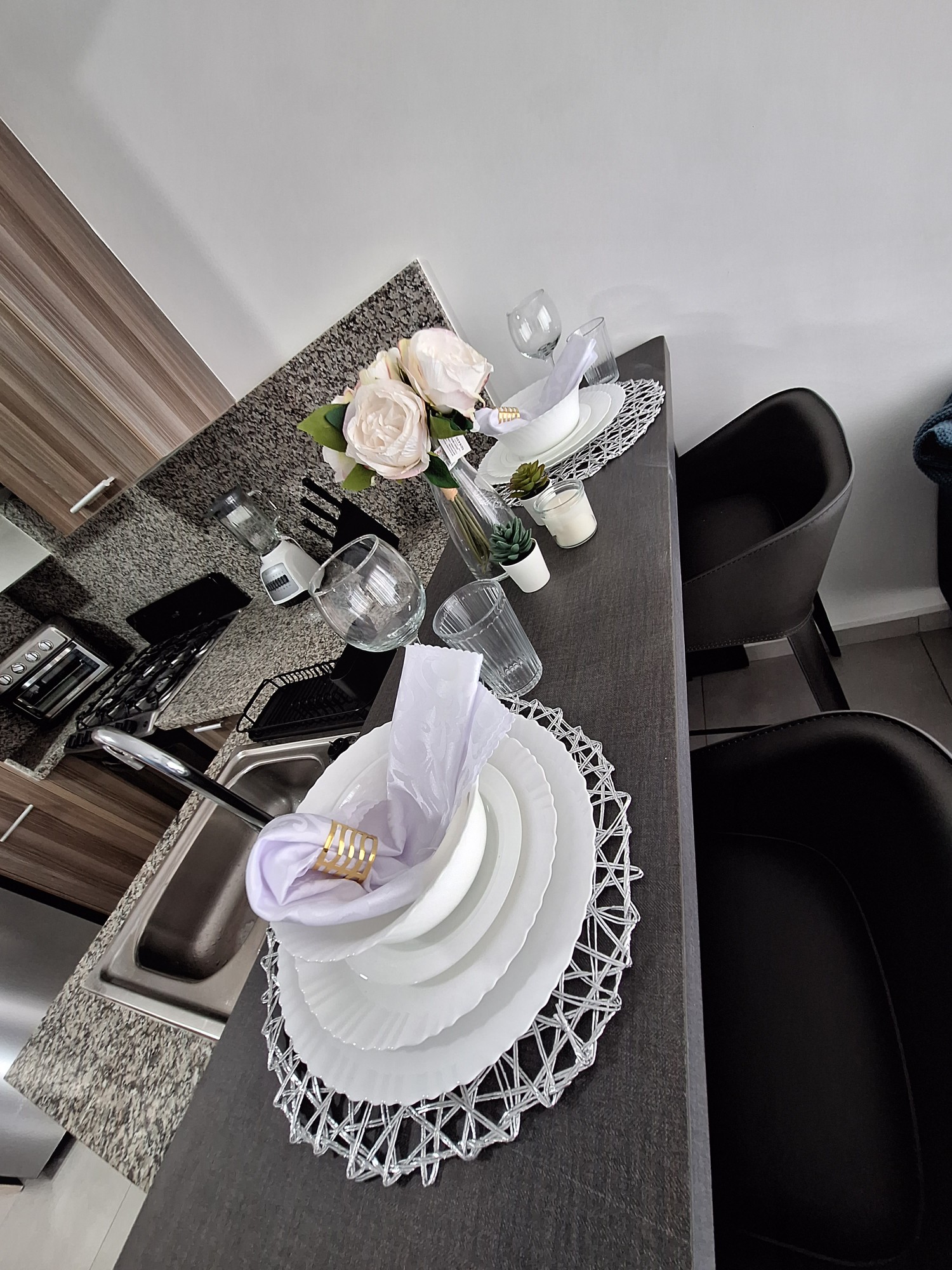 apartamentos - Rento apartamento amueblado moderno áreas sociales  6