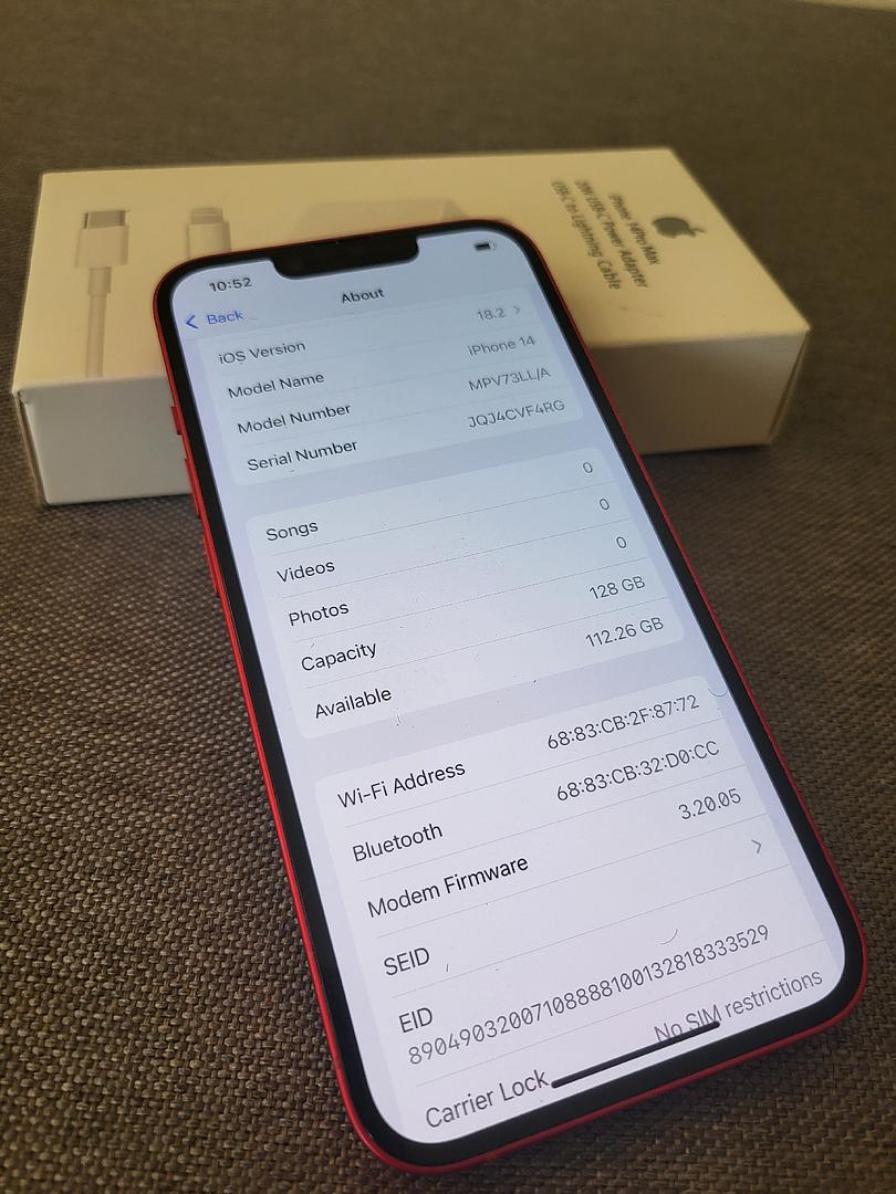 celulares y tabletas - IPHONE 14 Normal FACTORY E-SIM  2